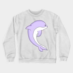 Lilac Dolphin Crewneck Sweatshirt